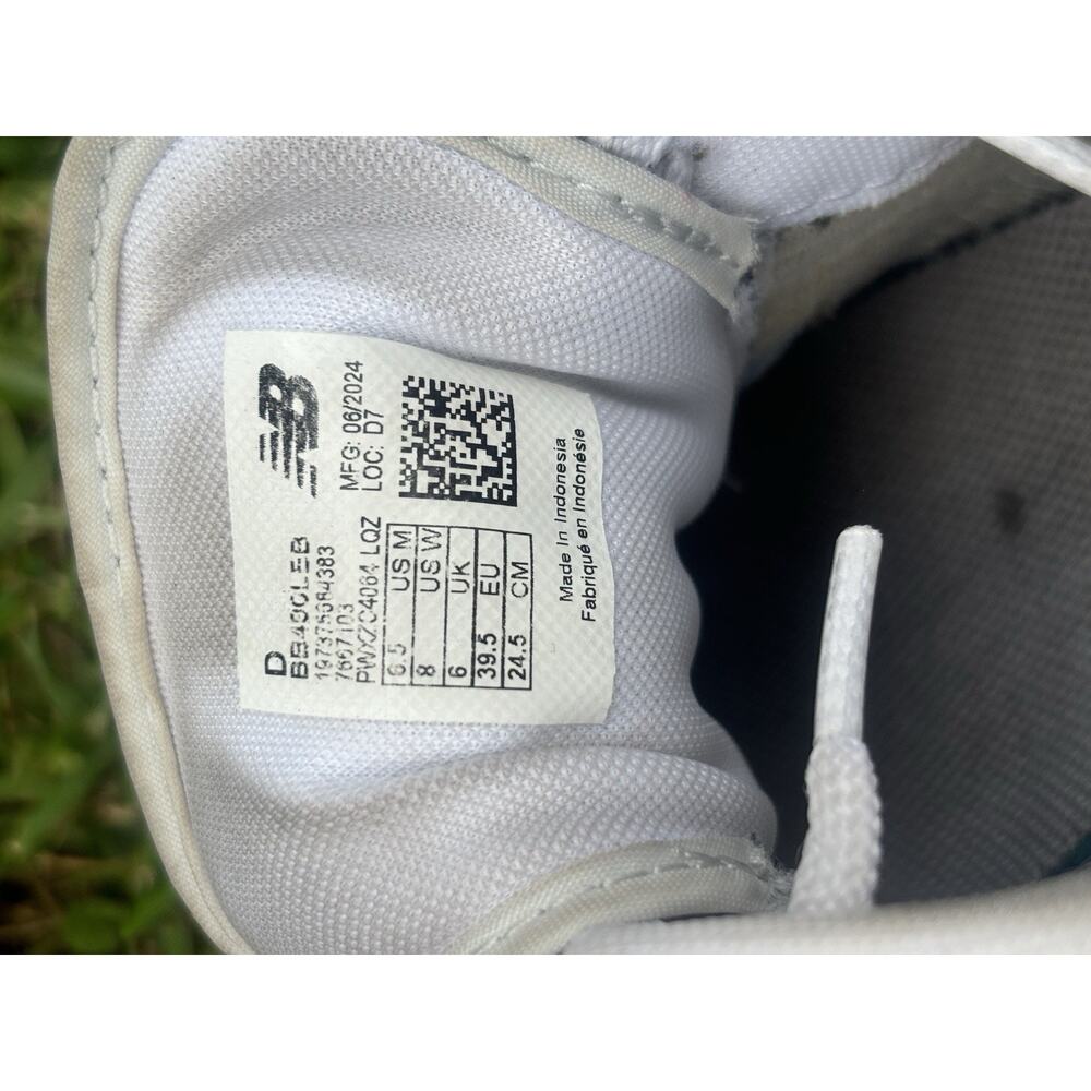 Size 6.5 Men’s New Balance BB480 Tennis Shoes Sneakers Women’s Size 8 Green Grey - Picture 8 of 8